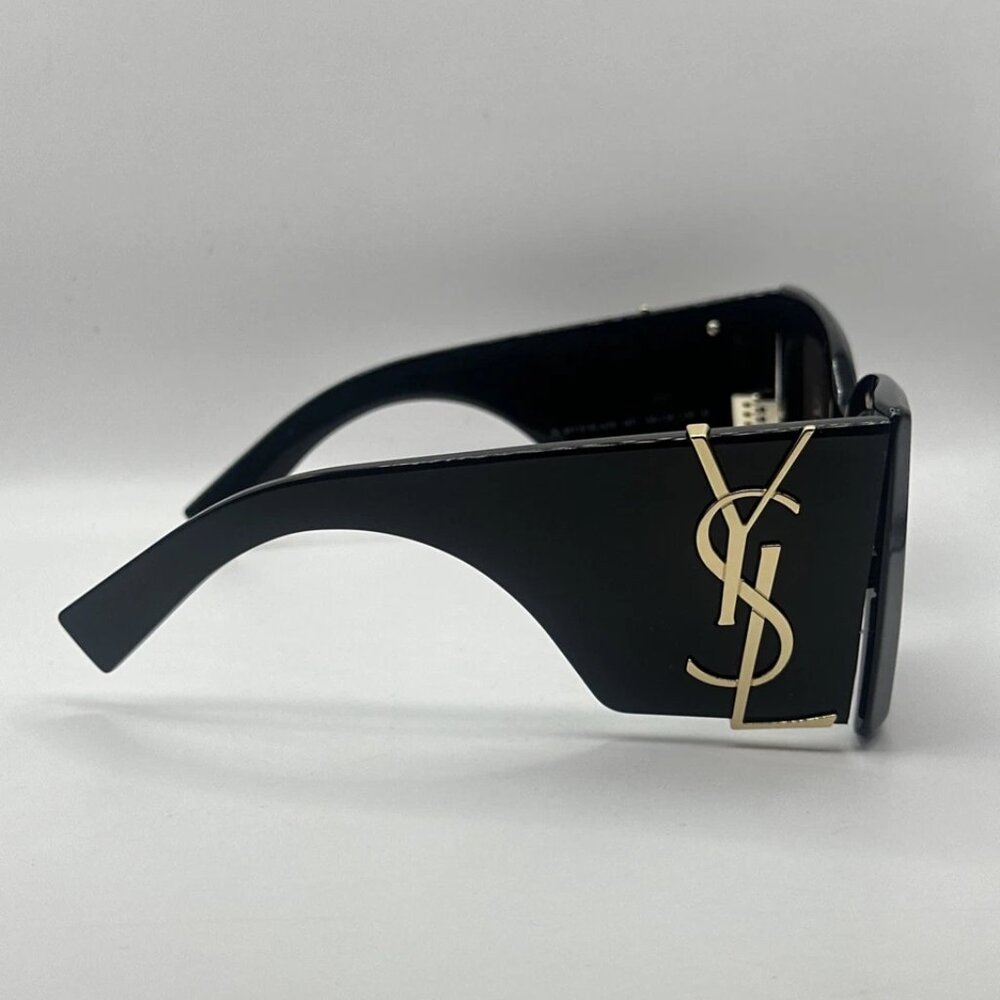 New Saint Laurent SL M119 BLAZE-001 Black Cat Eye Women's Sunglasses Fashion - Picture 7 of 7